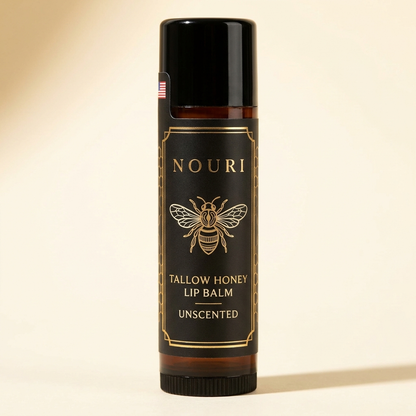 Unscented Tallow Honey Lip Balm