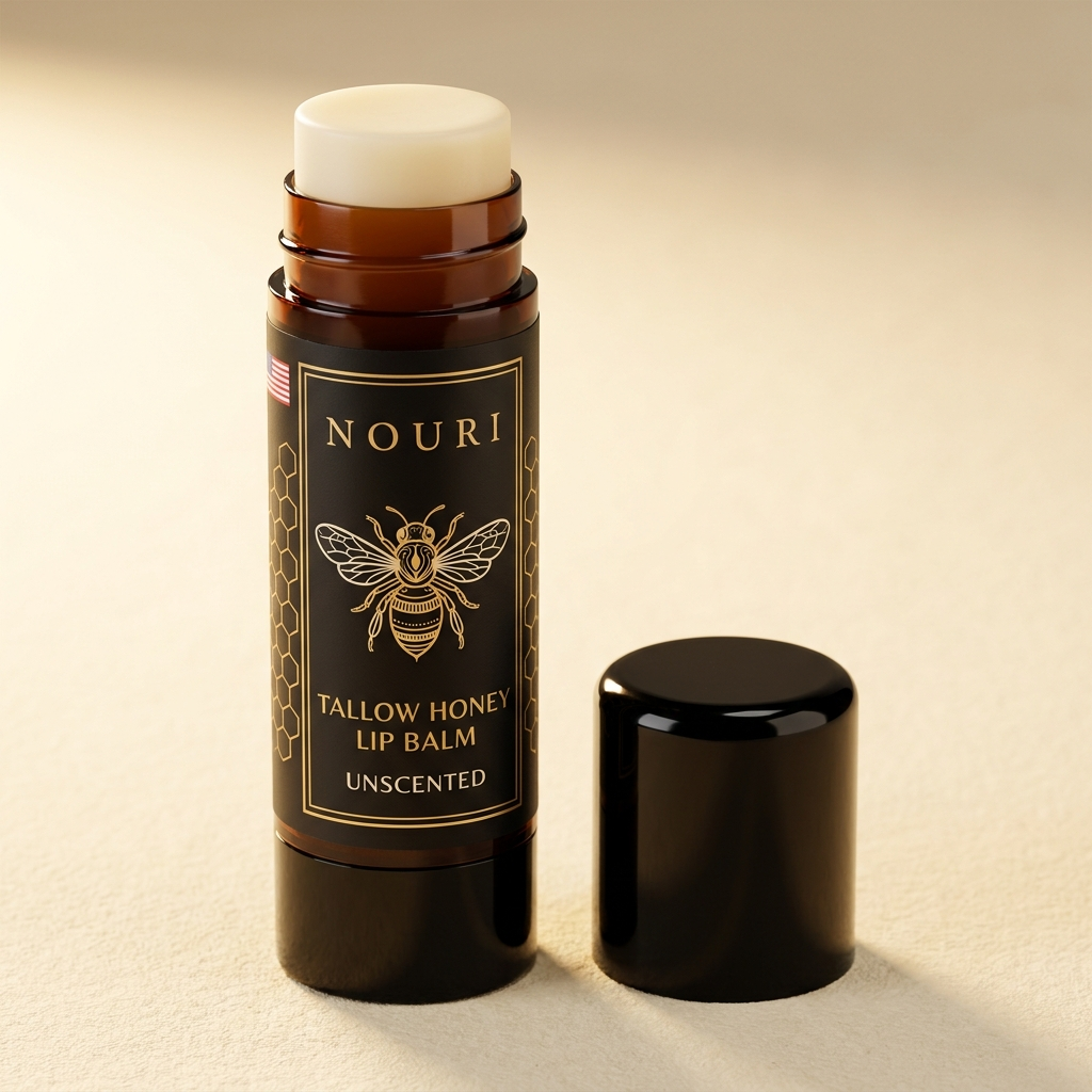 Unscented Tallow Honey Lip Balm