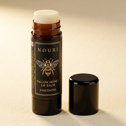 Unscented Tallow Honey Lip Balm