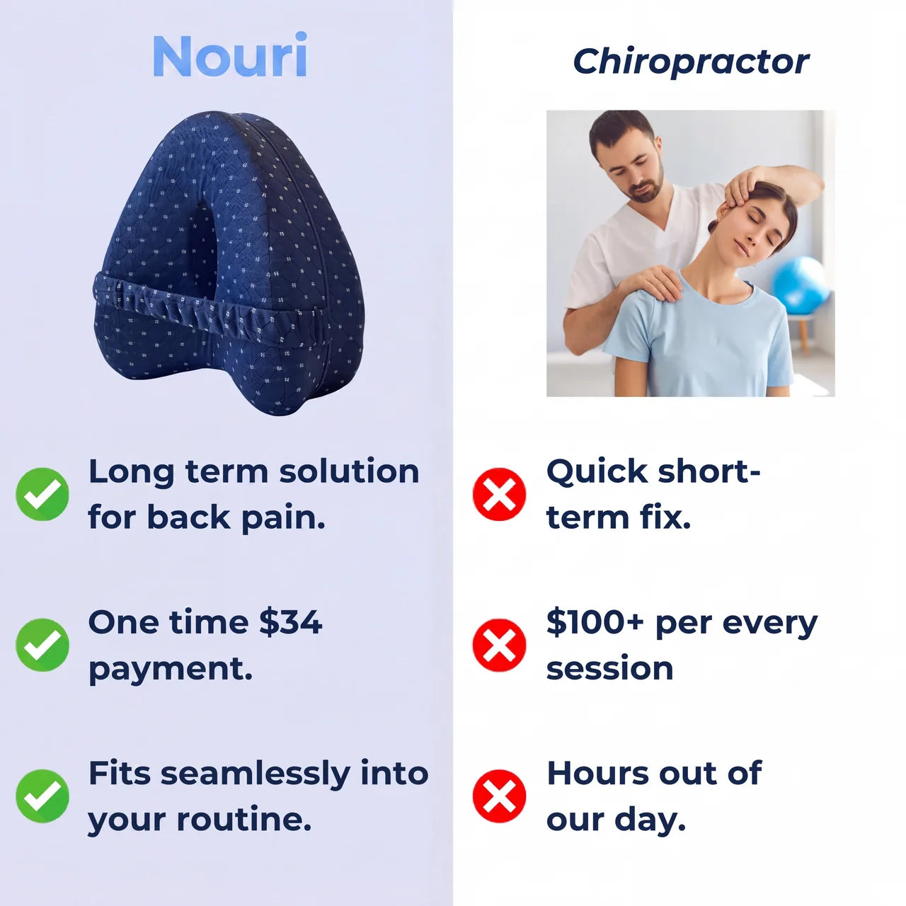 Nouri™ Alignment Pillow