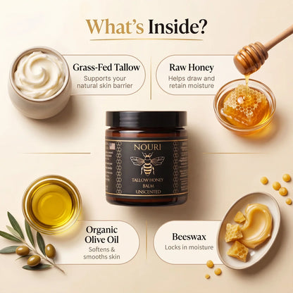 Nouri Organic Tallow Honey Balm