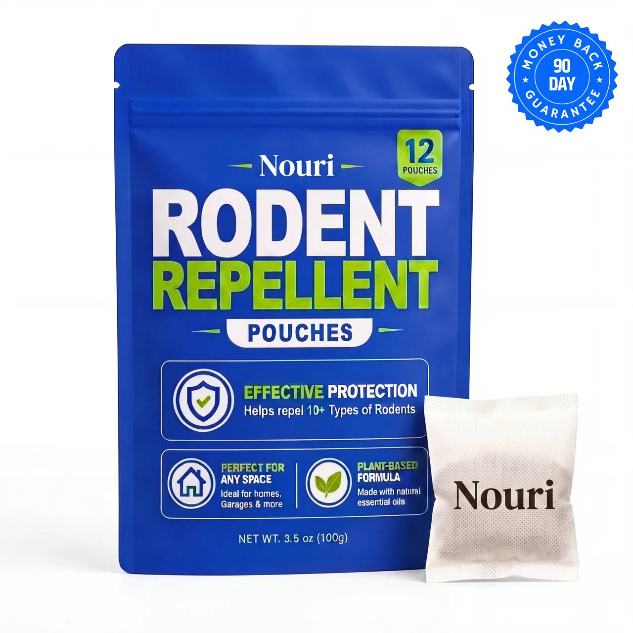 Nouri Rodent Repellent Pouches